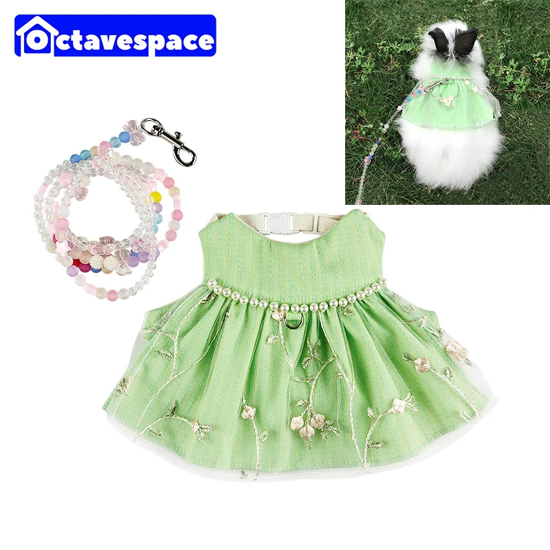Rabbit Clothes Leash Bunny Skirt Small Animals Tow Rope Outdoor Outing Clothing Rabbit Harness Princess Dress Pet Accessories
Rabbit Clothes Leash Bunny Skirt Small Animals Tow Rope Outdoor Outing Clothing Rabbit Harness Princess Dress Pet Accessories