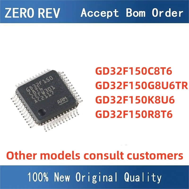 GD32F150C8T6 GD32F150G8U6TR GD32F150K8U6 GD32F150R8T6 GD32F LQFP64 LQFP48 QFN32 QFN28 ARM 32-bit IC MCU Chip Microcontroller
GD32F150C8T6 GD32F150G8U6TR GD32F150K8U6 GD32F150R8T6 GD32F LQFP64 LQFP48 QFN32 QFN28 ARM 32-bit IC MCU Chip Microcontroller
