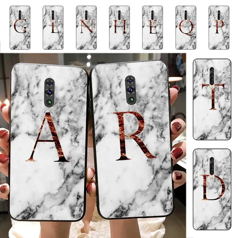Initial Rose Gold Letters Marble Fashion Phone Case for Vivo Y91C Y11 17 19 17 67 81 Oppo A9 2020 Realme c3
Initial Rose Gold Letters Marble Fashion Phone Case for Vivo Y91C Y11 17 19 17 67 81 Oppo A9 2020 Realme c3