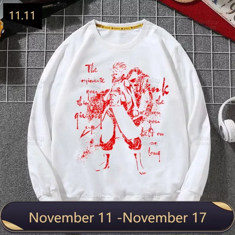 Anime Fairy Tail Natsu Dragneel Lucy Hoodies Spring Autumn Male Hoodies Sweatshirts Men's White Color Hoodies Sweatshirt Tops
Anime Fairy Tail Natsu Dragneel Lucy Hoodies Spring Autumn Male Hoodies Sweatshirts Men's White Color Hoodies Sweatshirt Tops