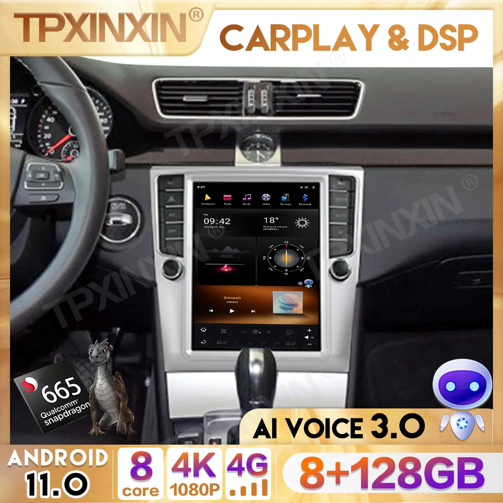 Автомагнитола CarPlay, 8 + 256 ГБ, Android 11,0, для Volkswagen VW Magotan 2012-2016, мультимедийный плеер с GPS, стерео-навигация, головное устройство
Автомагнитола CarPlay, 8 + 256 ГБ, Android 11,0, для Volkswagen VW Magotan 2012-2016, мультимедийный плеер с GPS, стерео-навигация, головное устройство