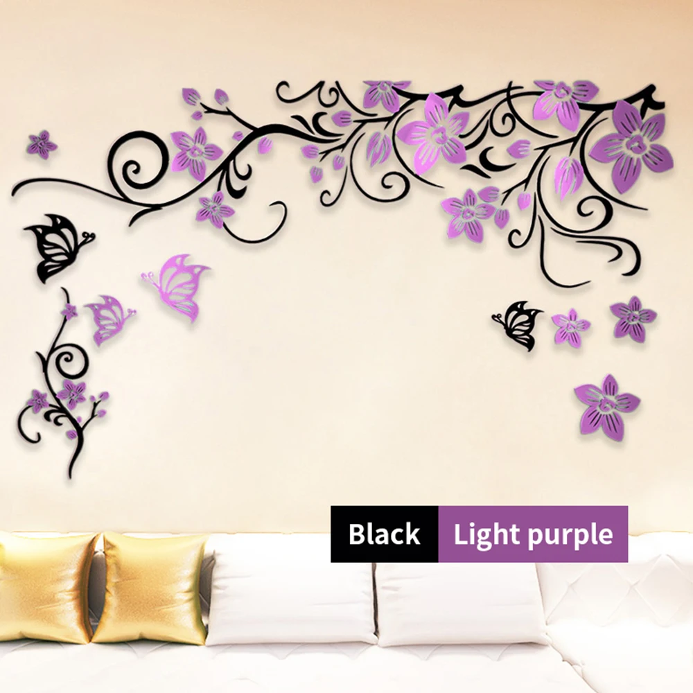 3d Wall Stickers Romantic Flower Vine Stickers Room Wall Decorations Beautiful Home Decor Right
3d Wall Stickers Romantic Flower Vine Stickers Room Wall Decorations Beautiful Home Decor Right