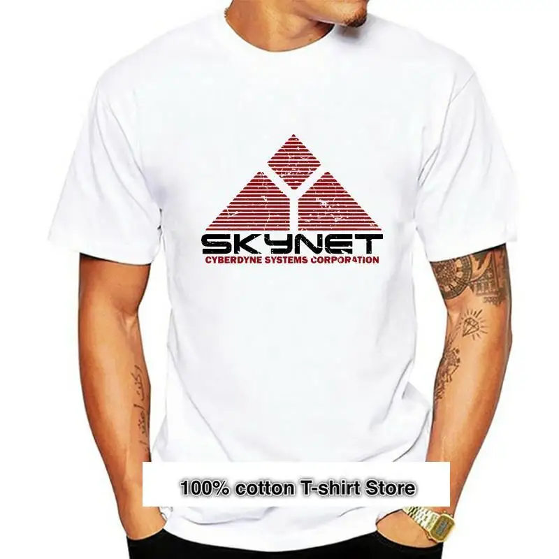 SKYNET-Camiseta de TERMINATOR ROBOT для hombre, T-1000, ARNIE, película sica, TV, RETRO
SKYNET-Camiseta de TERMINATOR ROBOT для hombre, T-1000, ARNIE, película sica, TV, RETRO