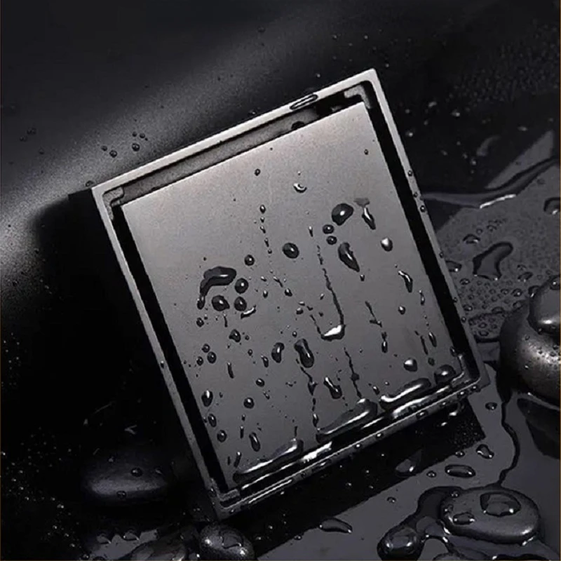 Stainless Steel Floor Drains Invisible Anti-odor Bathroom Shower Drain Square Kitchen Waste Filter Drainage 10/15cm Black/Silver
Stainless Steel Floor Drains Invisible Anti-odor Bathroom Shower Drain Square Kitchen Waste Filter Drainage 10/15cm Black/Silver