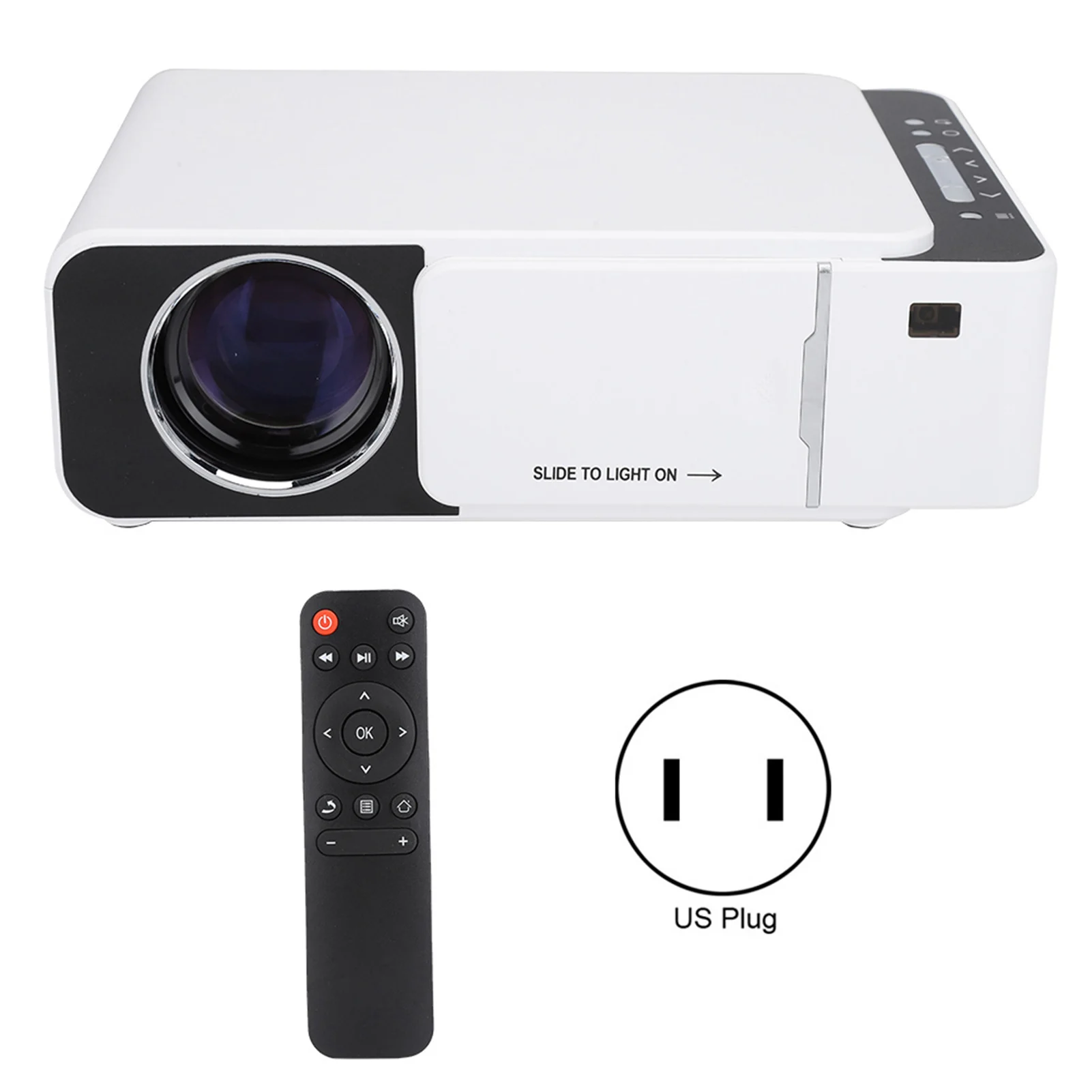 T5 Portable Home Theatre Projector 600P Mini LED Video Projector Movie Projector hd hd
T5 Portable Home Theatre Projector 600P Mini LED Video Projector Movie Projector hd hd