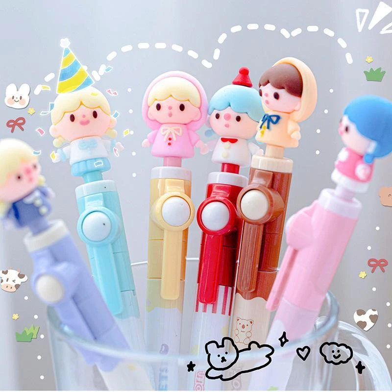 24/36pcs Gel Pens Students Writing Stationery 0.5mm Black Cartoon Girls Decompression Pen School Children Exam Supplies
24/36pcs Gel Pens Students Writing Stationery 0.5mm Black Cartoon Girls Decompression Pen School Children Exam Supplies
