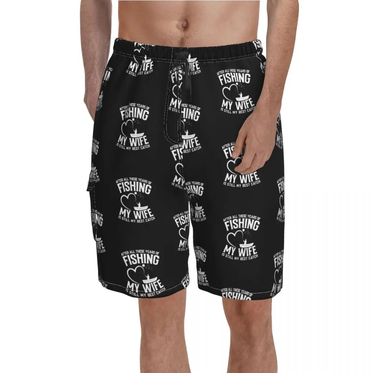Fishing My Wife Board Shorts Best Catch Of His Life Men Bathing Swimming Trunks Polyester Pattern Swim Trunks
Fishing My Wife Board Shorts Best Catch Of His Life Men Bathing Swimming Trunks Polyester Pattern Swim Trunks