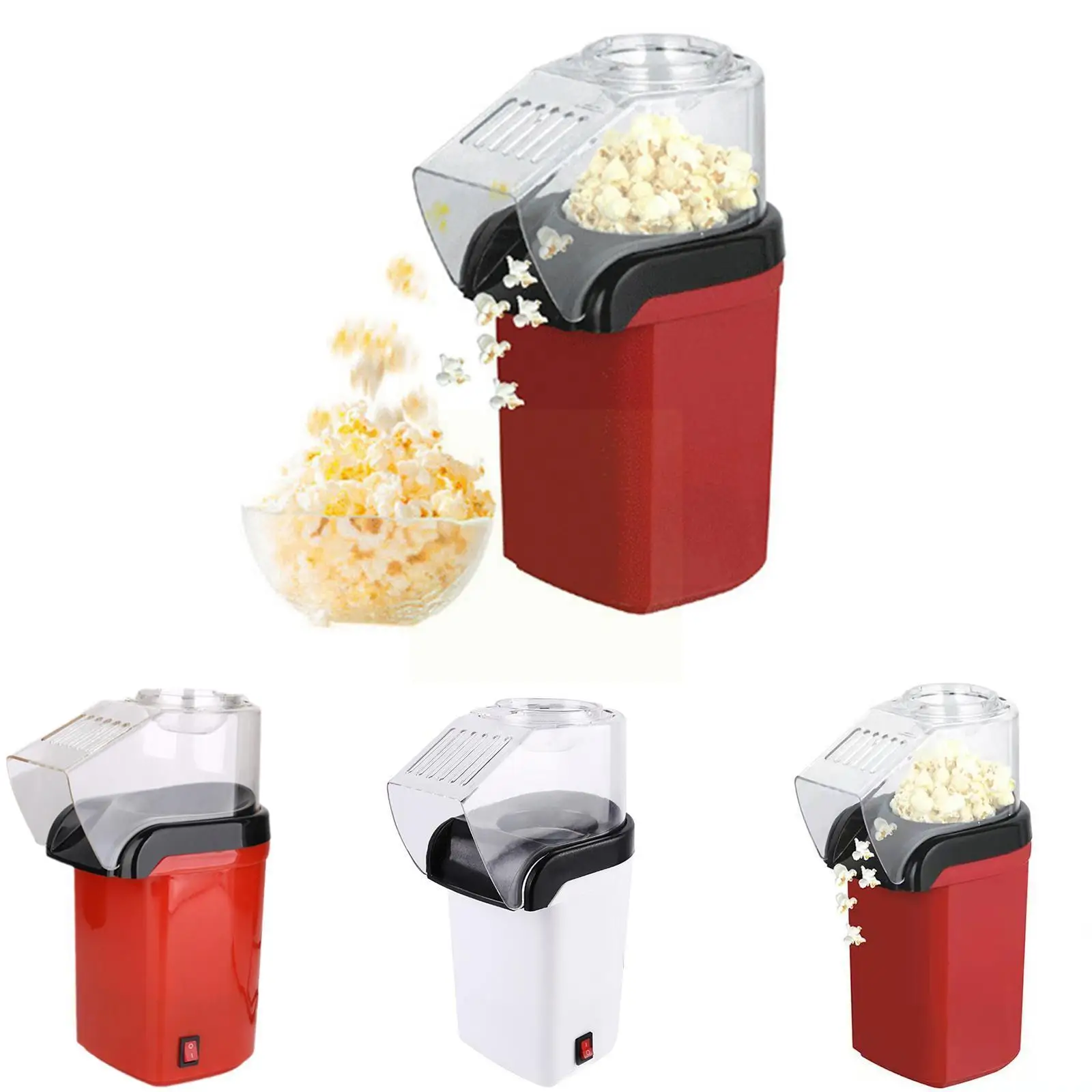 

New Hot Air Popcorn Mini Household Electric Popcorn 230v Machine Movie Snack Oil Kitchen No 110v Gadgets Fast Machine Maker H7e2