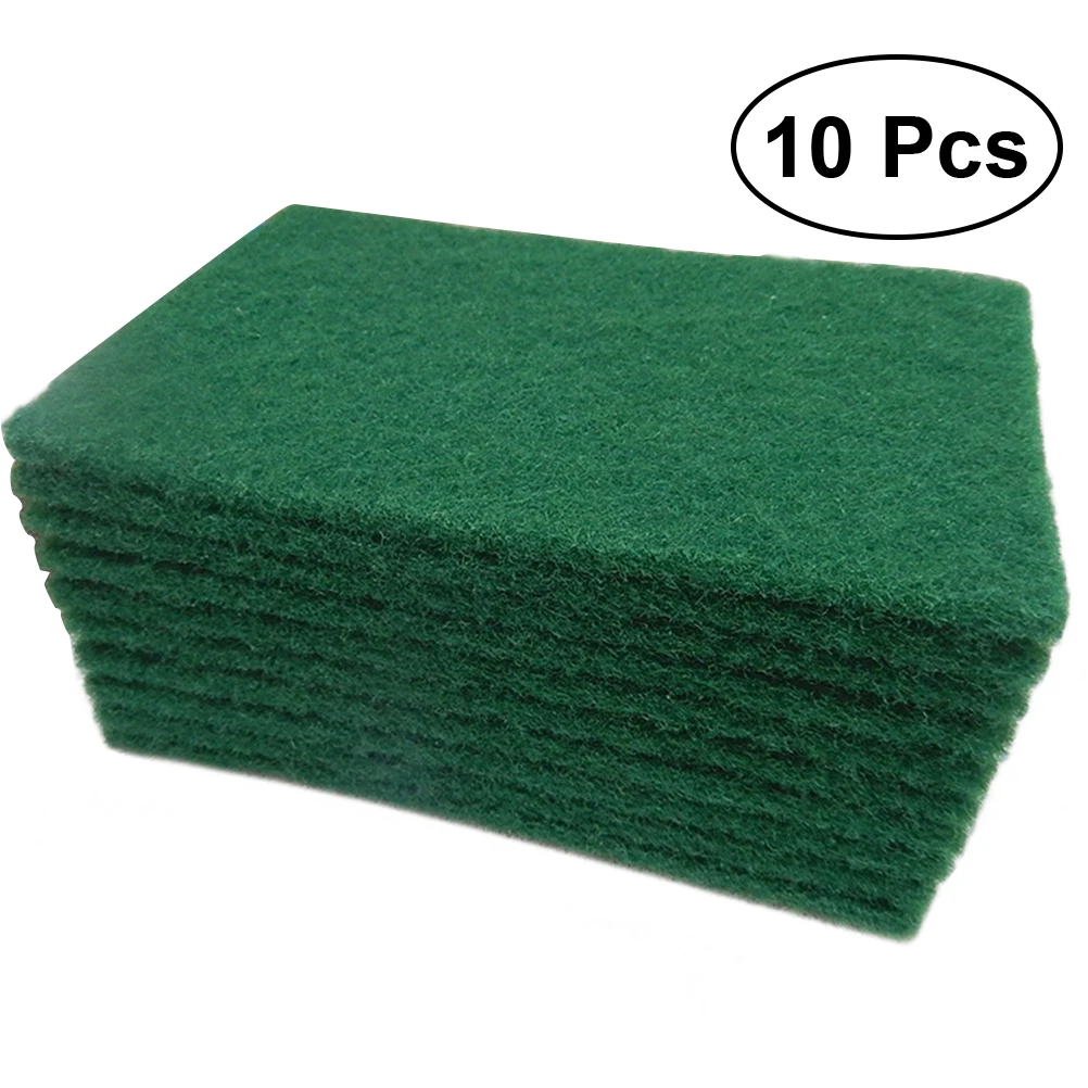 10Pcs Durable Duty Scour Pad General Purpose Scrub Sponge Scouring Pad Non-Scratch Pot Scrubber Pads Cleaning Sponge 15x10x0.6cm
10Pcs Durable Duty Scour Pad General Purpose Scrub Sponge Scouring Pad Non-Scratch Pot Scrubber Pads Cleaning Sponge 15x10x0.6cm