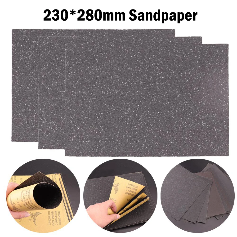 Sandpaper 60 To 2000 Grit Wet Dry Sanding Sheets Silicon Carbide For Automotive Sanding Wood Furniture Finishing
Sandpaper 60 To 2000 Grit Wet Dry Sanding Sheets Silicon Carbide For Automotive Sanding Wood Furniture Finishing
