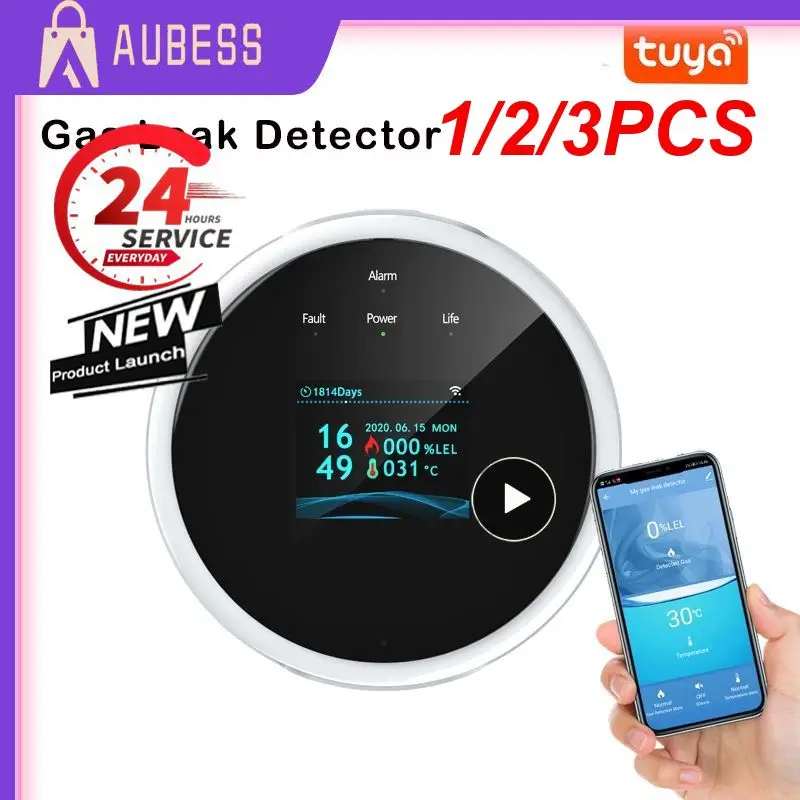 1/2/3PCS Wireless Natural Gas Sensor Combustible Household Smart LPG Gas Alarm Detector Leakage Sensor Temperature Detectors
1/2/3PCS Wireless Natural Gas Sensor Combustible Household Smart LPG Gas Alarm Detector Leakage Sensor Temperature Detectors