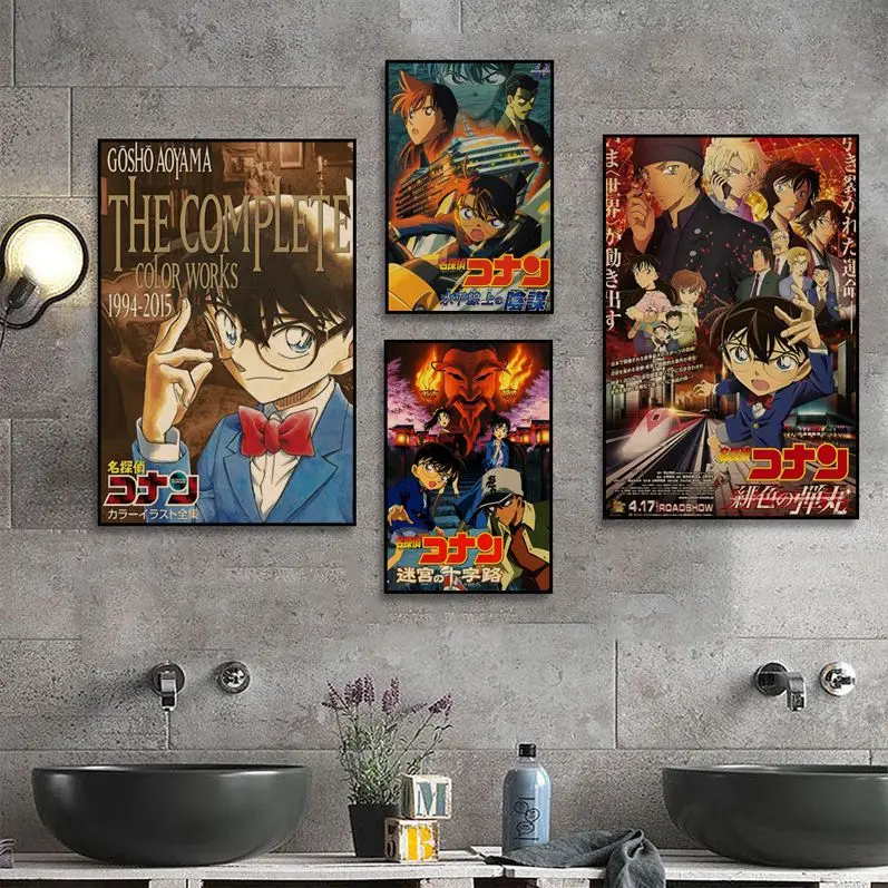 Detective Conan Retro Kraft Paper Poster Kraft Paper Sticker Home Bar Cafe Home Decor
Detective Conan Retro Kraft Paper Poster Kraft Paper Sticker Home Bar Cafe Home Decor