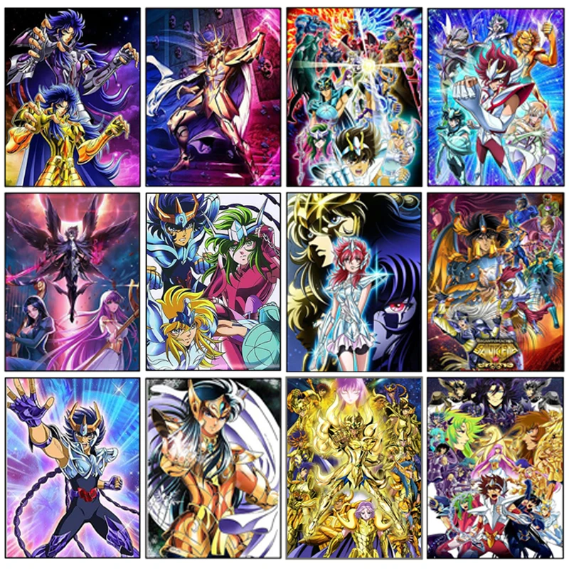 Картина на холсте из аниме Saint Seiya, постер с изображением персонажа из Сейи и фиолетового дракона, настенные художественные принты, декорати...
Картина на холсте из аниме Saint Seiya, постер с изображением персонажа из Сейи и фиолетового дракона, настенные художественные принты, декорати...