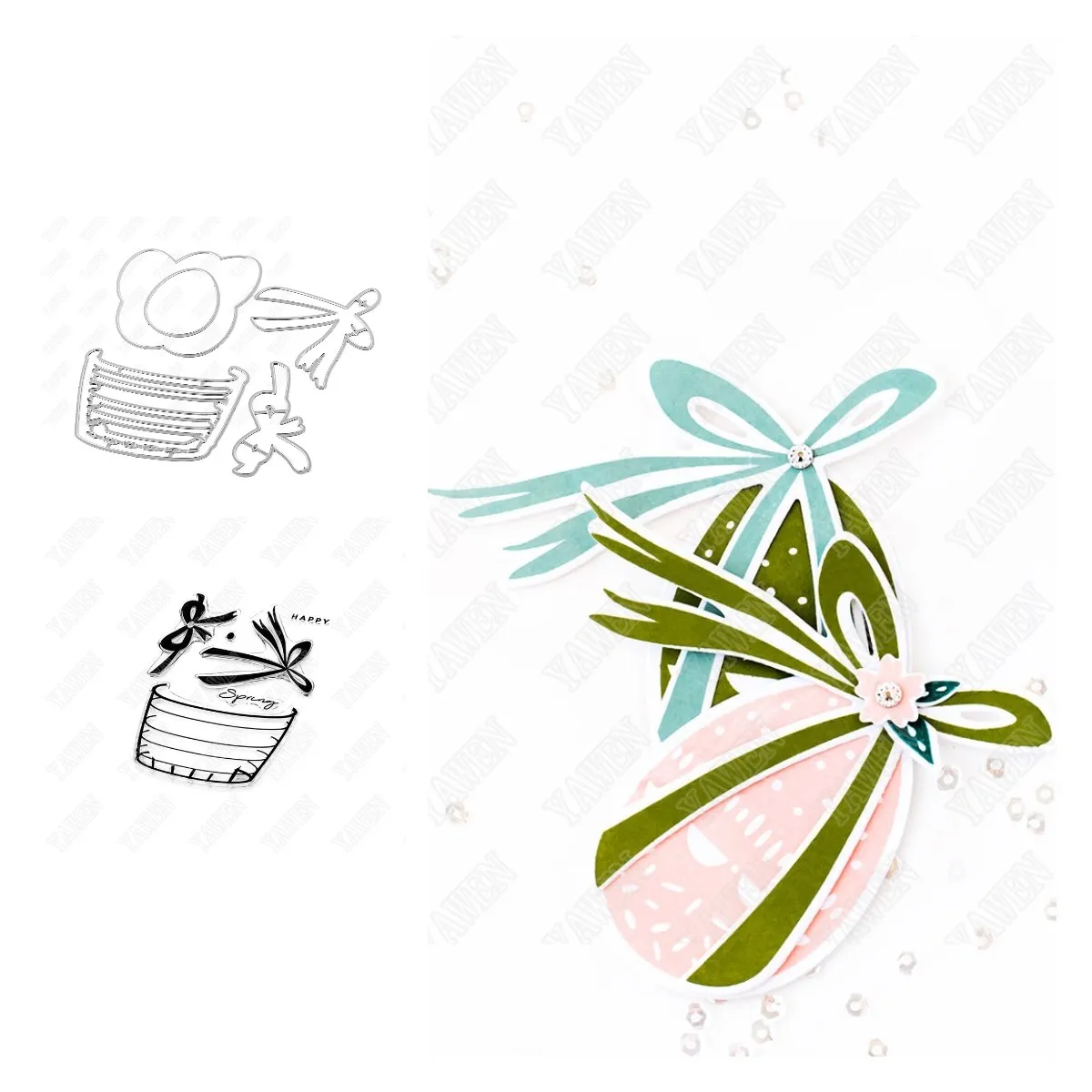 Spring Basket New Metal Cutting Dies Stamps Scrapbook Diary Decoration Embossing Cut Dies Template Diy Greeting Card Handmade
Spring Basket New Metal Cutting Dies Stamps Scrapbook Diary Decoration Embossing Cut Dies Template Diy Greeting Card Handmade