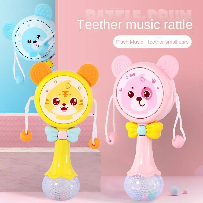 Plastic Toys Luminous Rattle Baby Gum Hand Ring Can Bite 0-1-year-old Baby Domestic Music Lemon Yellow Sand Hammer Toy
Plastic Toys Luminous Rattle Baby Gum Hand Ring Can Bite 0-1-year-old Baby Domestic Music Lemon Yellow Sand Hammer Toy