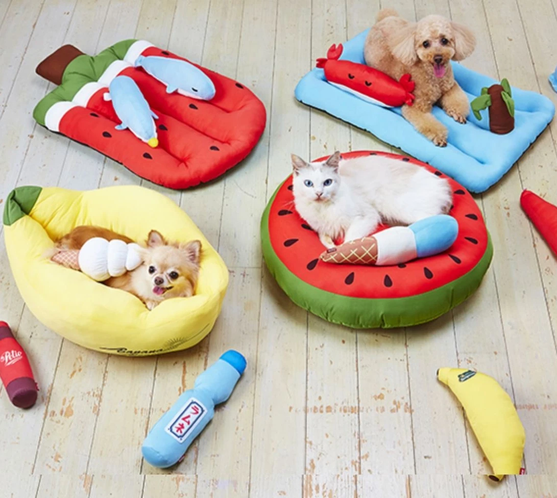 pet cushion Summer pet Dog cat cold feeling nest cushion watermelon ice cream banana coconut tree dog cushion
pet cushion Summer pet Dog cat cold feeling nest cushion watermelon ice cream banana coconut tree dog cushion