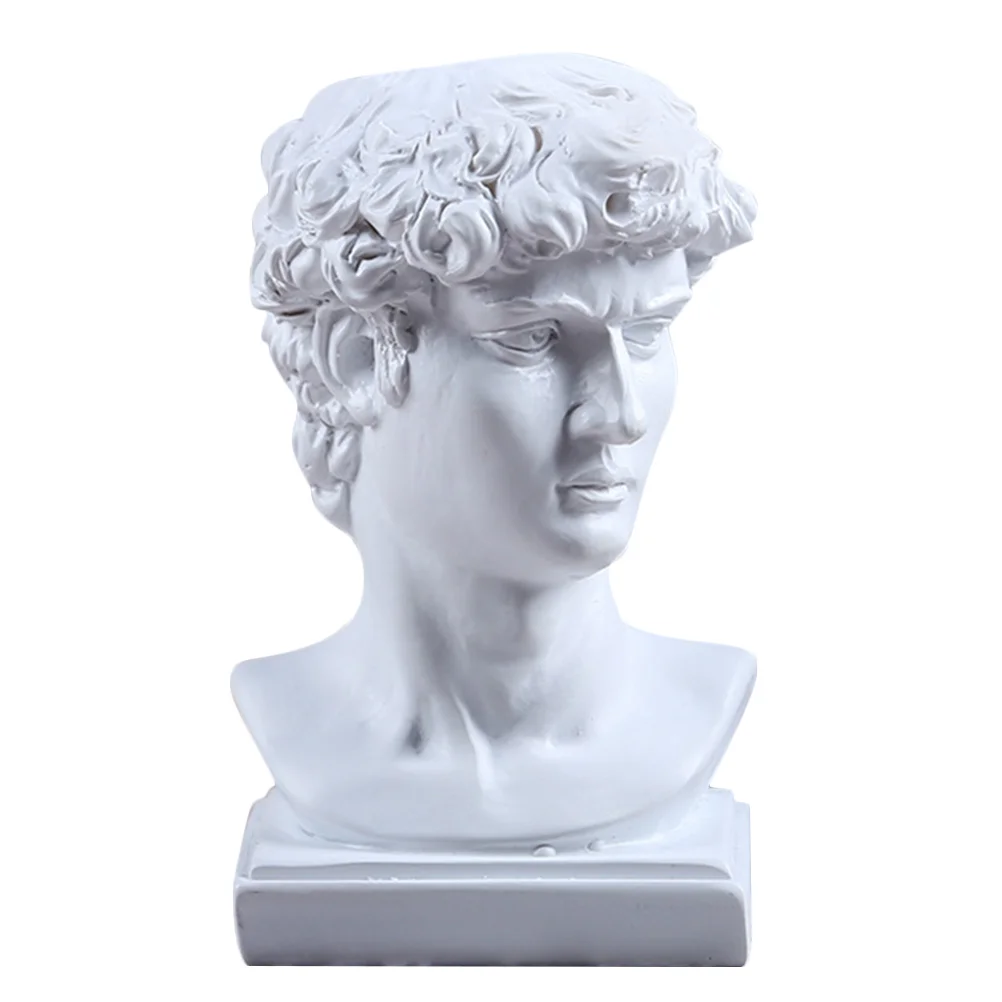 Holder Statue Greek Pen David Head Toothpick Facecotton Makeup Storage Potdesk Resin Planter Holders Figurine Swab God
Holder Statue Greek Pen David Head Toothpick Facecotton Makeup Storage Potdesk Resin Planter Holders Figurine Swab God