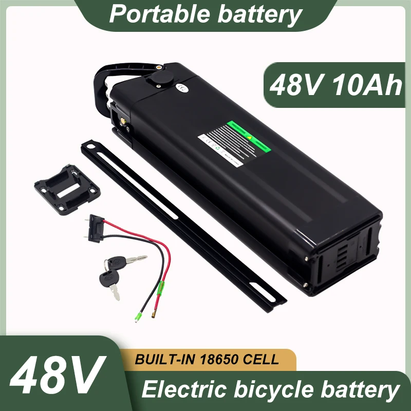 18650 48v electric bike battery 48v 10ah lithium ion battery with bms compatible with 300-3000w motors
18650 48v electric bike battery 48v 10ah lithium ion battery with bms compatible with 300-3000w motors