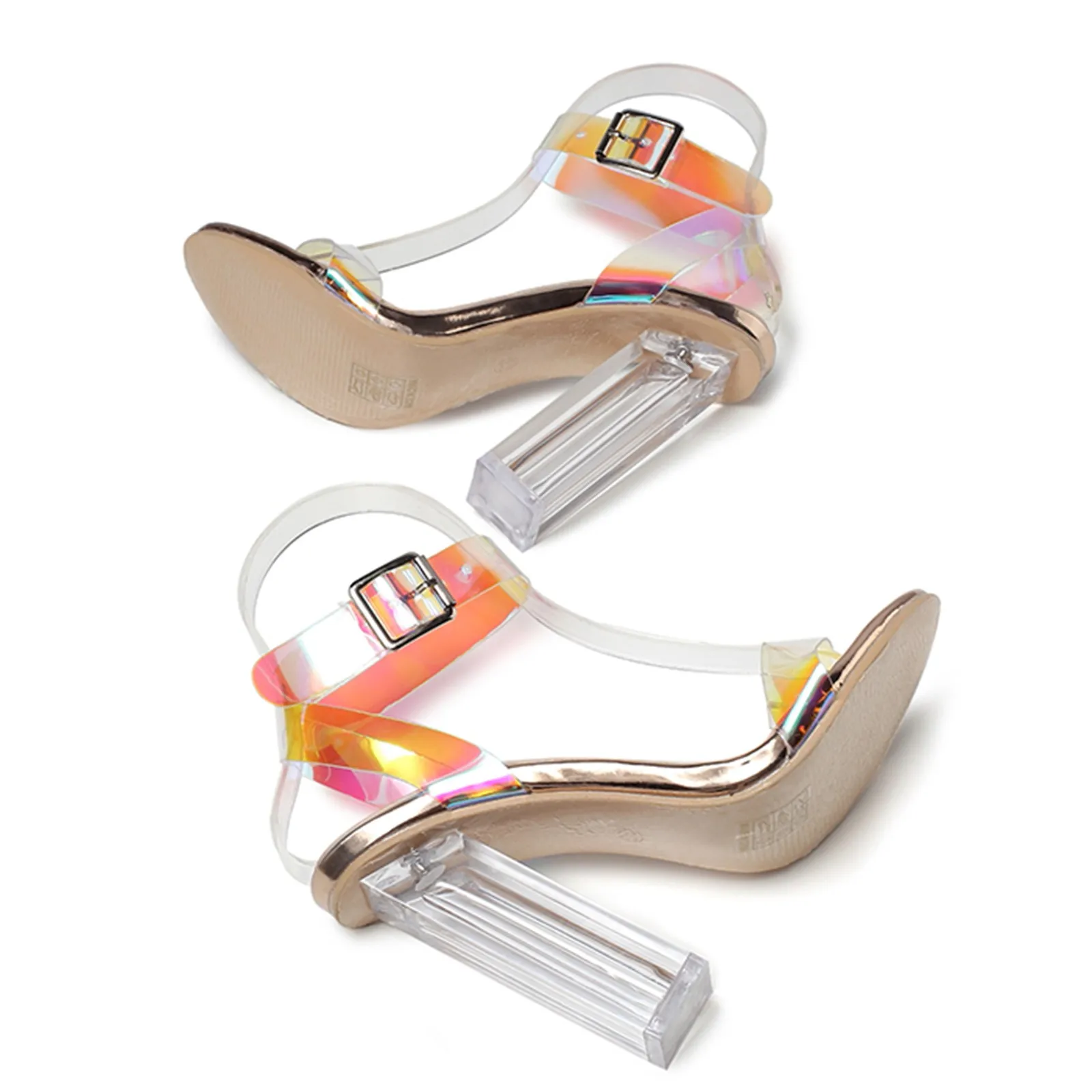 2022 New Fashion Women High Heel Sandals Summer Thick Square Colorful Round Toe Buckle Sandals Elegant Female Bling Party Shoes
2022 New Fashion Women High Heel Sandals Summer Thick Square Colorful Round Toe Buckle Sandals Elegant Female Bling Party Shoes
