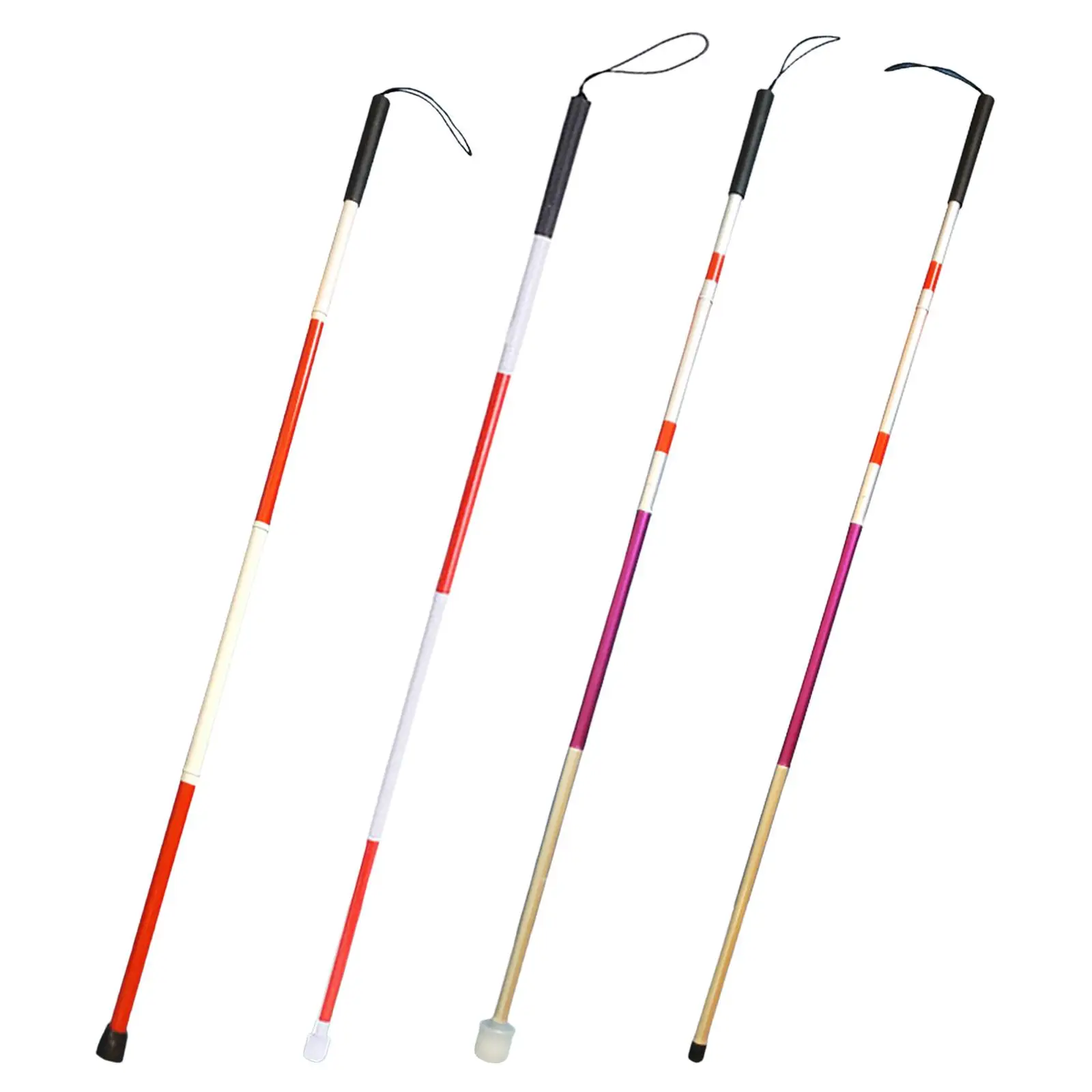 Aluminium Alloy Folding Mobility Cane Collapsible Hiking Cane Non Slip Comfortable 4 Section Blind Cane for Blind People
Aluminium Alloy Folding Mobility Cane Collapsible Hiking Cane Non Slip Comfortable 4 Section Blind Cane for Blind People