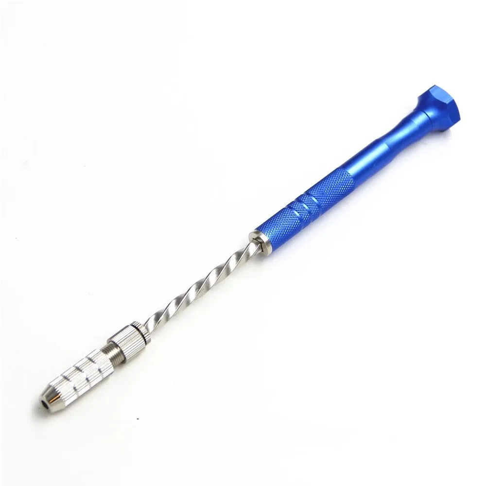 0.5-3mm DIY Model Airplane Blue Lengthening Semi-automatic Hand Drill Set With 10pc Small Drill Bit Vise Drilling And Engraving
0.5-3mm DIY Model Airplane Blue Lengthening Semi-automatic Hand Drill Set With 10pc Small Drill Bit Vise Drilling And Engraving