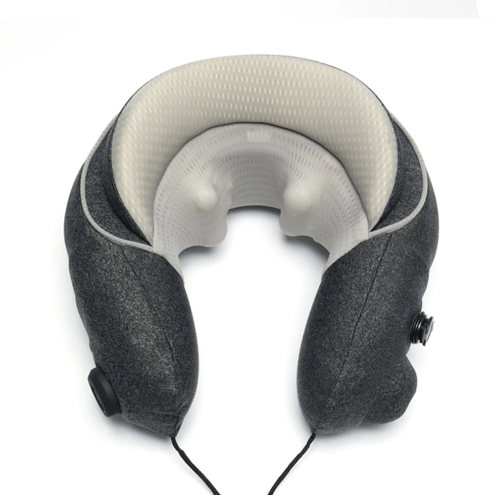U-Shape Massager for Neck Pillow Shiatsu Kneading Cervical Massage Pain Relief Inflatable Sleeping Headrest Cushion Massageador
U-Shape Massager for Neck Pillow Shiatsu Kneading Cervical Massage Pain Relief Inflatable Sleeping Headrest Cushion Massageador