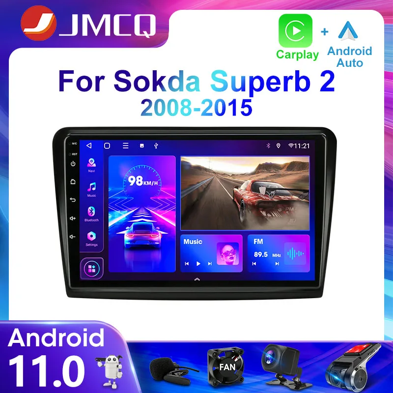 2 Din Android 11 автомобильный радиоприемник, мультимедийный видеоплеер для Skoda Superb 2 B6 2008-2015, навигация GPS Android, автомобильный Carplay 4G Wifi
2 Din Android 11 автомобильный радиоприемник, мультимедийный видеоплеер для Skoda Superb 2 B6 2008-2015, навигация GPS Android, автомобильный Carplay 4G Wifi