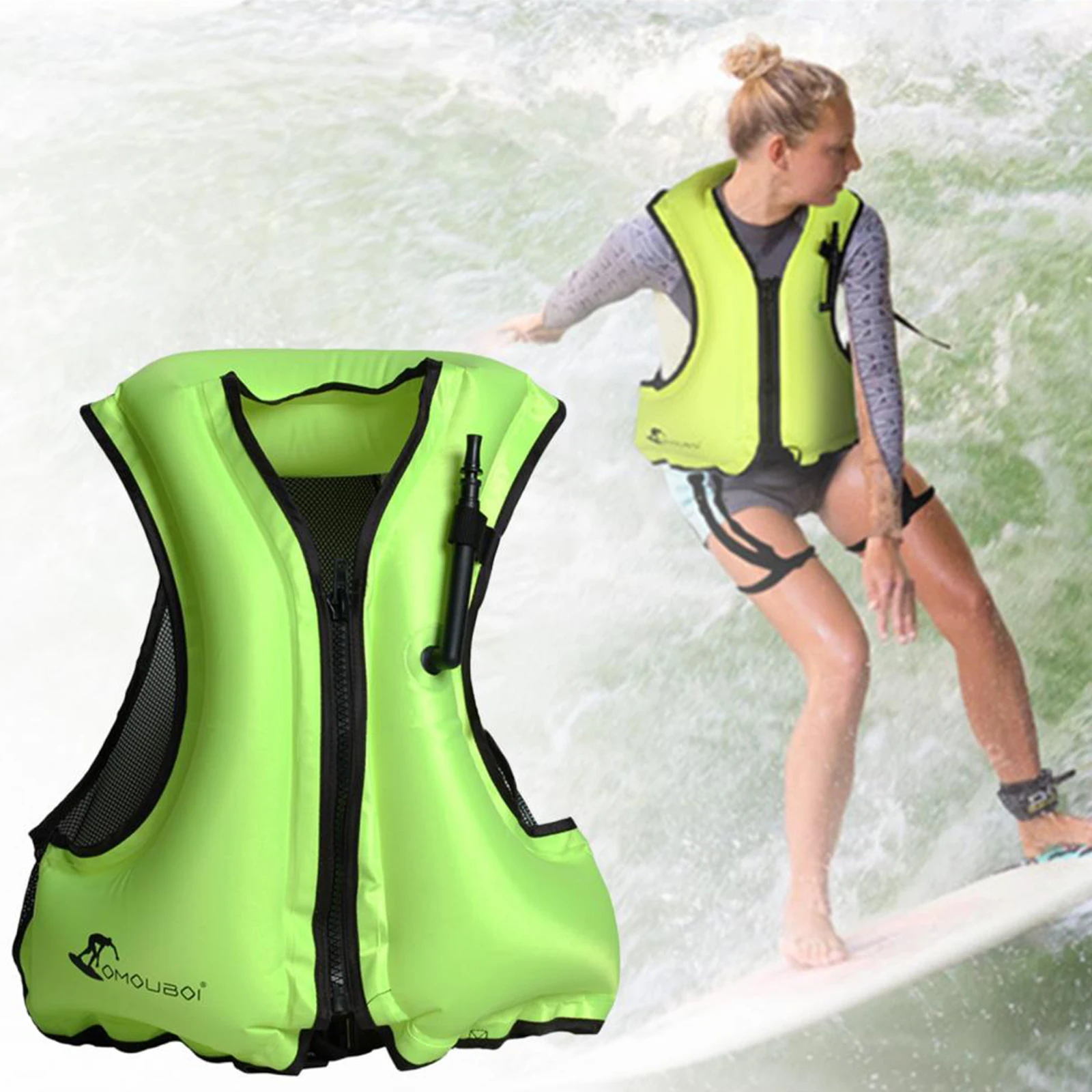 1pc Inflatable Swimming Vest Portable Swimsuit Inflatable Snorkel Life Jacket Buoyancy Aid Kayaking Safety Canoeing Fishing
1pc Inflatable Swimming Vest Portable Swimsuit Inflatable Snorkel Life Jacket Buoyancy Aid Kayaking Safety Canoeing Fishing