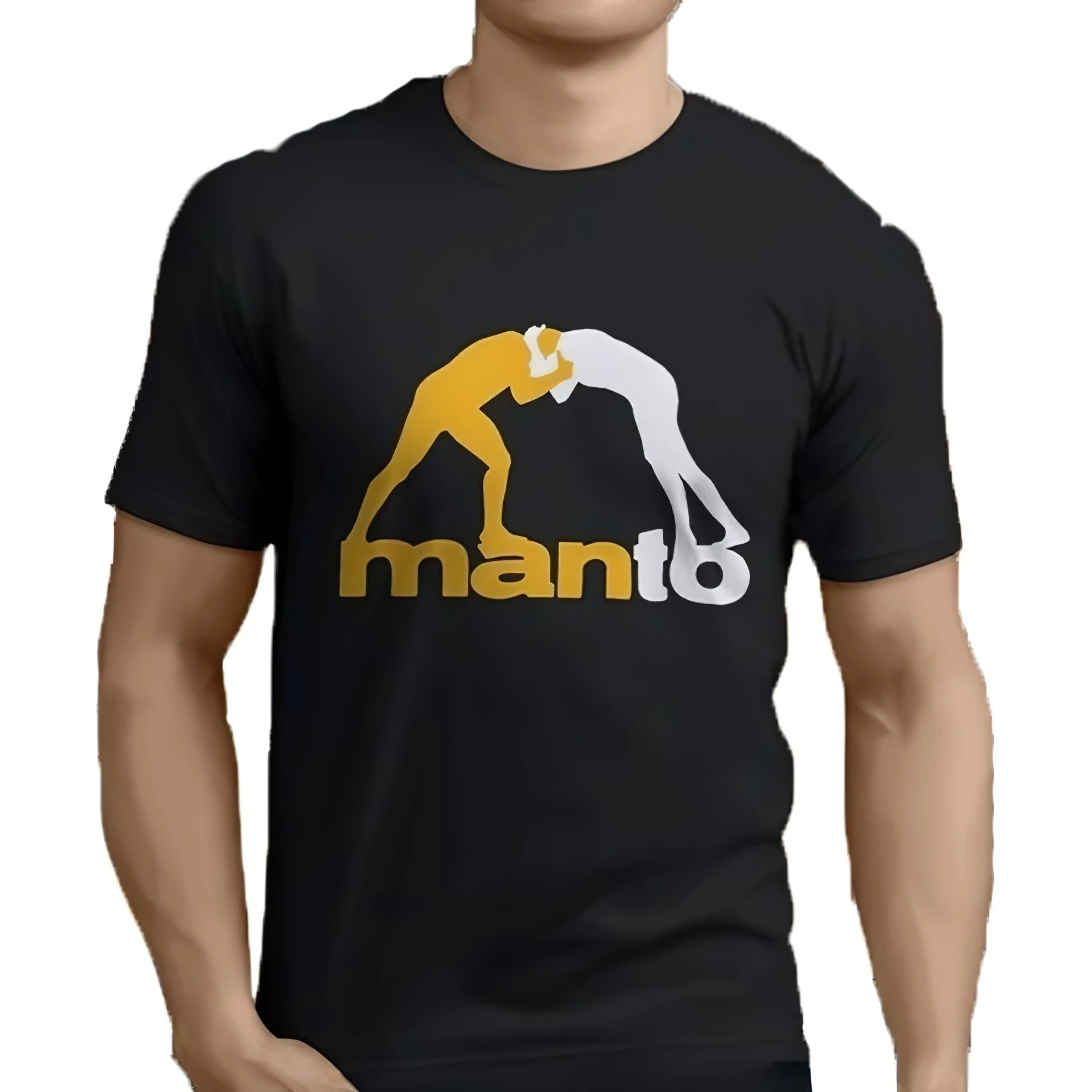 

New MANTO Brazilian Jiu Jitsu Men's Black T-Shirt Size S-3XL Print T Shirt Mens Short Sleeve Hot Tees Streetwear