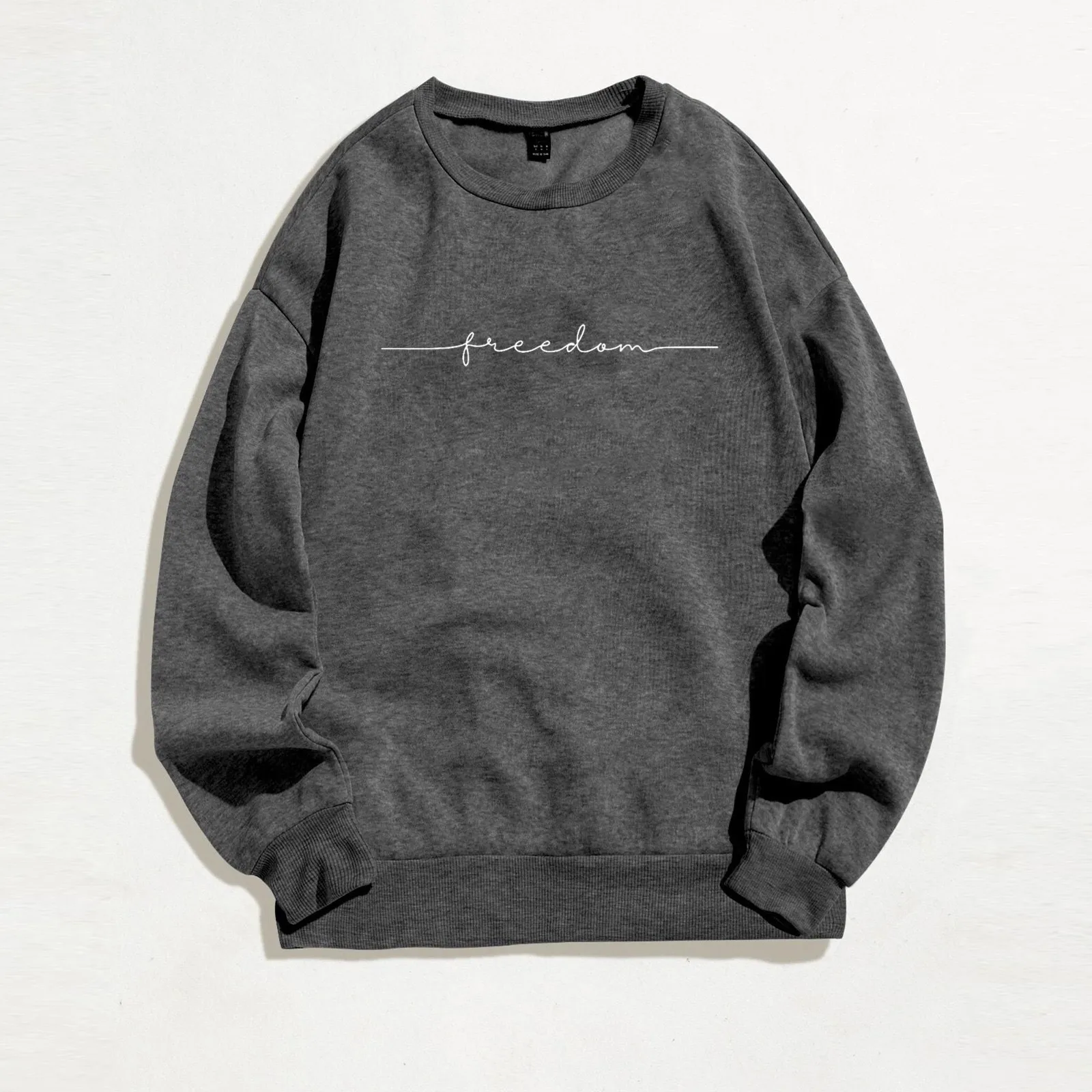 Trendy Letter Graphic Hoodie For Women Round Neck Print Sweatshirt Long Sleeve O Neck Pullover Hoodless Female Outfits Autumn
Trendy Letter Graphic Hoodie For Women Round Neck Print Sweatshirt Long Sleeve O Neck Pullover Hoodless Female Outfits Autumn