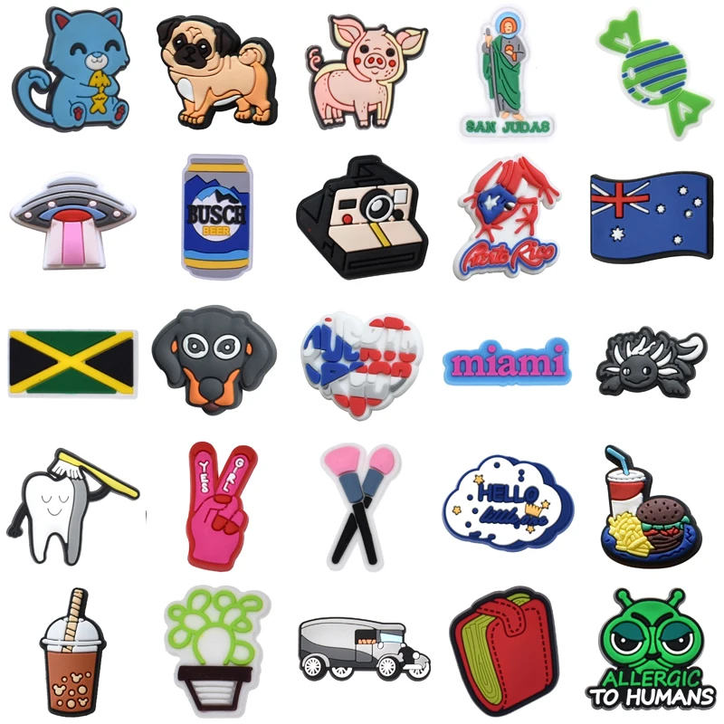 Gifts Packs Shoe Charms Women Charm Set Jeans Decorations for Crocs Kids Girl Men Boy Para Pins Shoes Accessories Wholesale Bulk
Gifts Packs Shoe Charms Women Charm Set Jeans Decorations for Crocs Kids Girl Men Boy Para Pins Shoes Accessories Wholesale Bulk