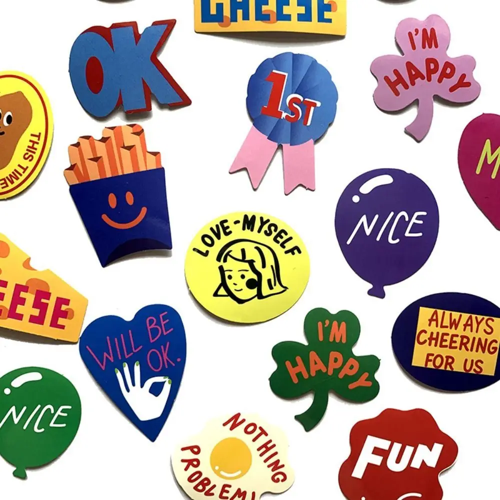 Letters English Mood Text Sticker Colored English DIY Decal Sticker PVC Adhesive Cartoon Skateboard Sticker Car
Letters English Mood Text Sticker Colored English DIY Decal Sticker PVC Adhesive Cartoon Skateboard Sticker Car