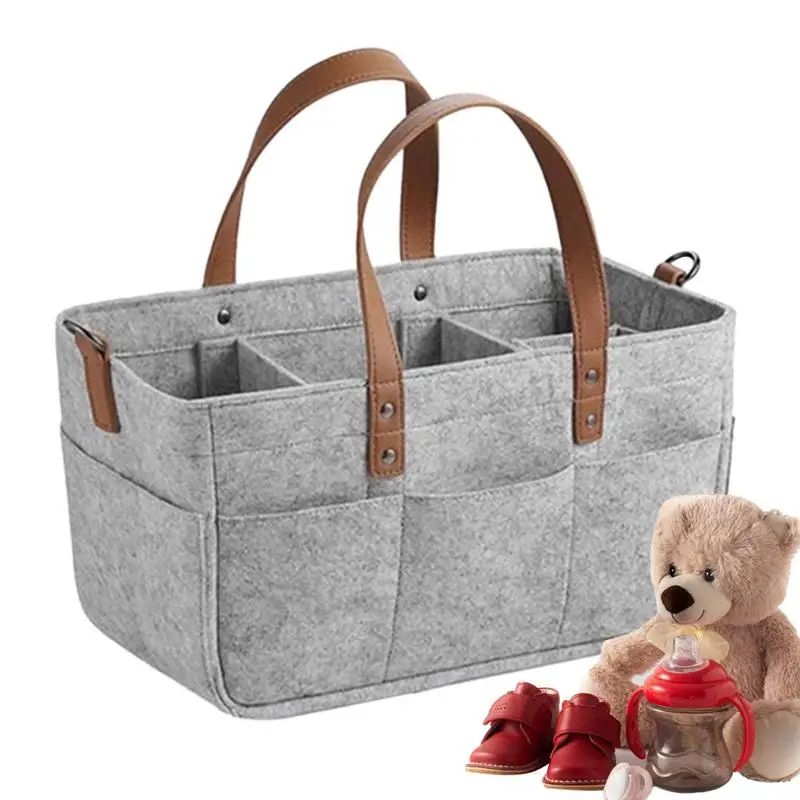 Diaper Caddy Organizer Soft Felt Diaper Organizer Large Capacity Multifunctional Portable Diaper Storage With Handles For Wipes
Diaper Caddy Organizer Soft Felt Diaper Organizer Large Capacity Multifunctional Portable Diaper Storage With Handles For Wipes