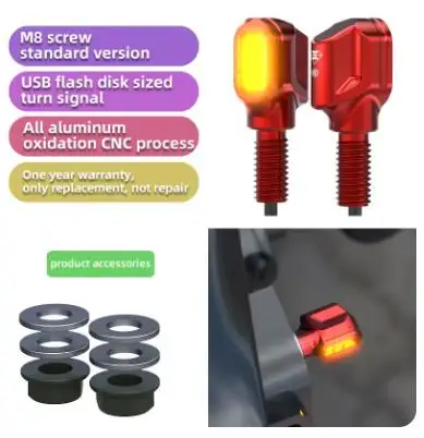 Мини светодиодный указатель поворота для электрического скутера, 12 В, универсальный указатель поворота высокой яркости, передние и задние указатели поворота мотоцикла
Мини светодиодный указатель поворота для электрического скутера, 12 В, универсальный указатель поворота высокой яркости, передние и задние указатели поворота мотоцикла