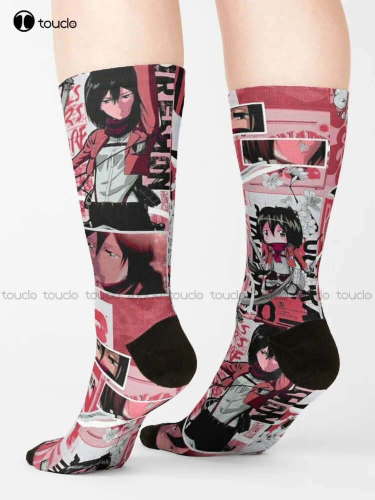 Носки Mikasa Ackerman из «атаки на Титанов», рождественские носки, Мультяшные удобные носки для лучших девушек, спортивные носки для уличного скей...
Носки Mikasa Ackerman из «атаки на Титанов», рождественские носки, Мультяшные удобные носки для лучших девушек, спортивные носки для уличного скей...