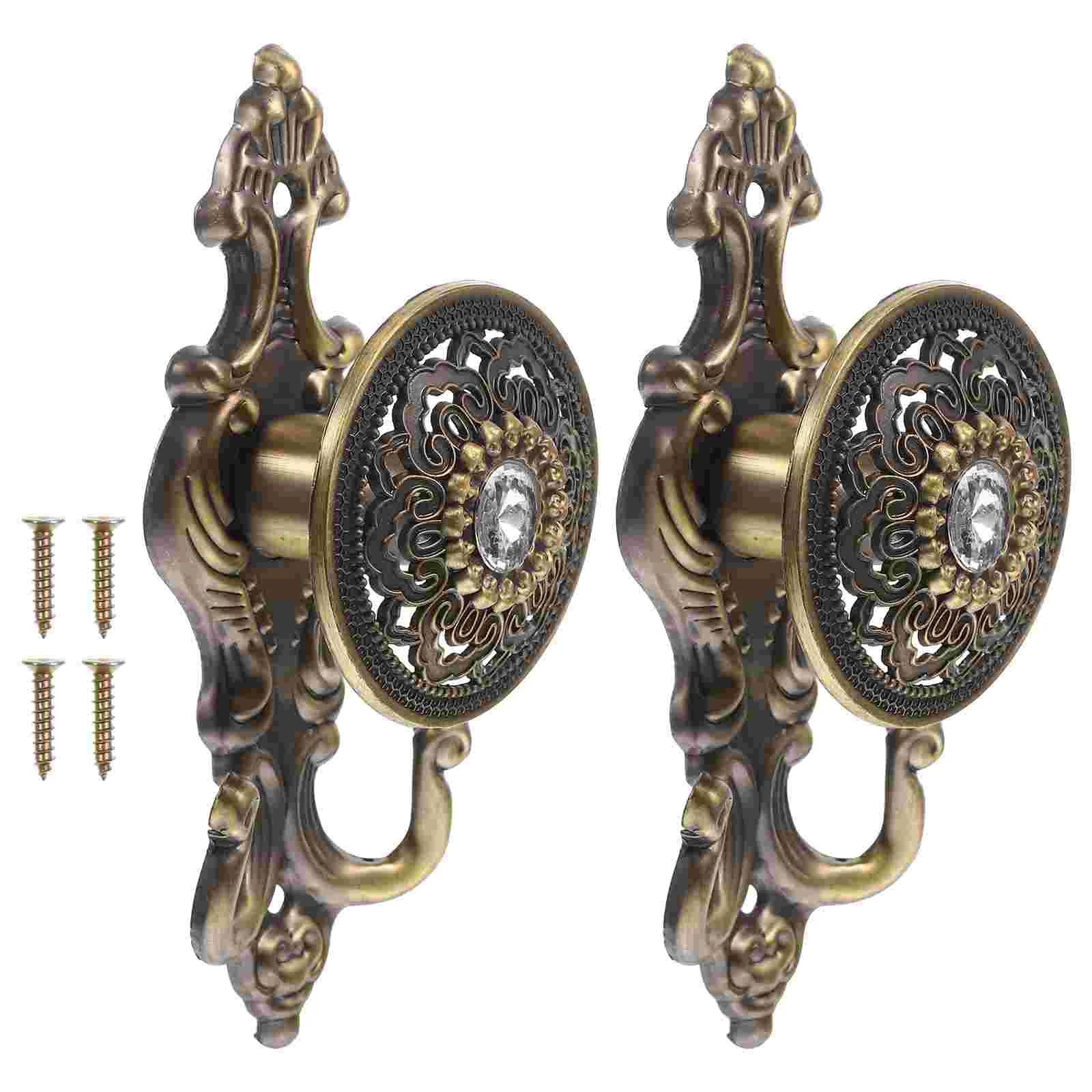 2 Pcs Crystal Shower Curtain Hooks Cloakroom Fixing Bathroom Bohemia Kitchen Alloy Hanger floor
2 Pcs Crystal Shower Curtain Hooks Cloakroom Fixing Bathroom Bohemia Kitchen Alloy Hanger floor