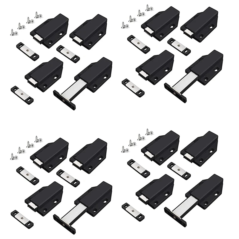 Push Latch Heavy Duty 16 Pack Push To Open Cabinet Hardware Magnetic Contact Latches For Large Door Push Black
Push Latch Heavy Duty 16 Pack Push To Open Cabinet Hardware Magnetic Contact Latches For Large Door Push Black