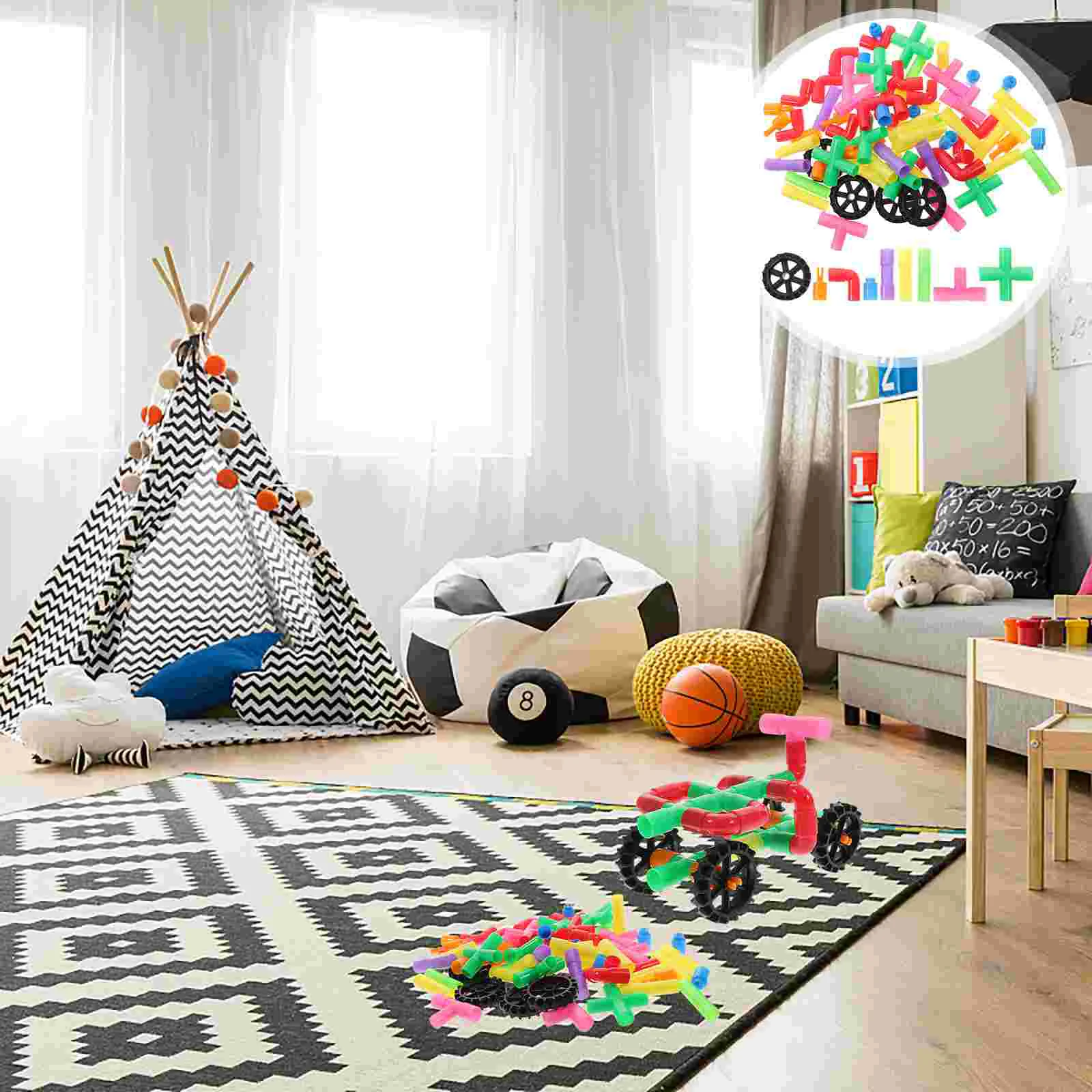 Stacking Toy Building Block Pipe Tool Pipes Interlocking Tube Toys Early Learning Games Children Blocks
Stacking Toy Building Block Pipe Tool Pipes Interlocking Tube Toys Early Learning Games Children Blocks