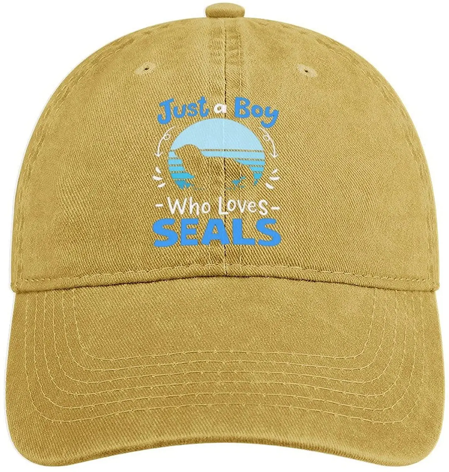 Seal Unisex Adult Baseball Cap Washed Cotton Denim Adjustable Dad Hat Printing Cowboy Hat 
Seal Unisex Adult Baseball Cap Washed Cotton Denim Adjustable Dad Hat Printing Cowboy Hat