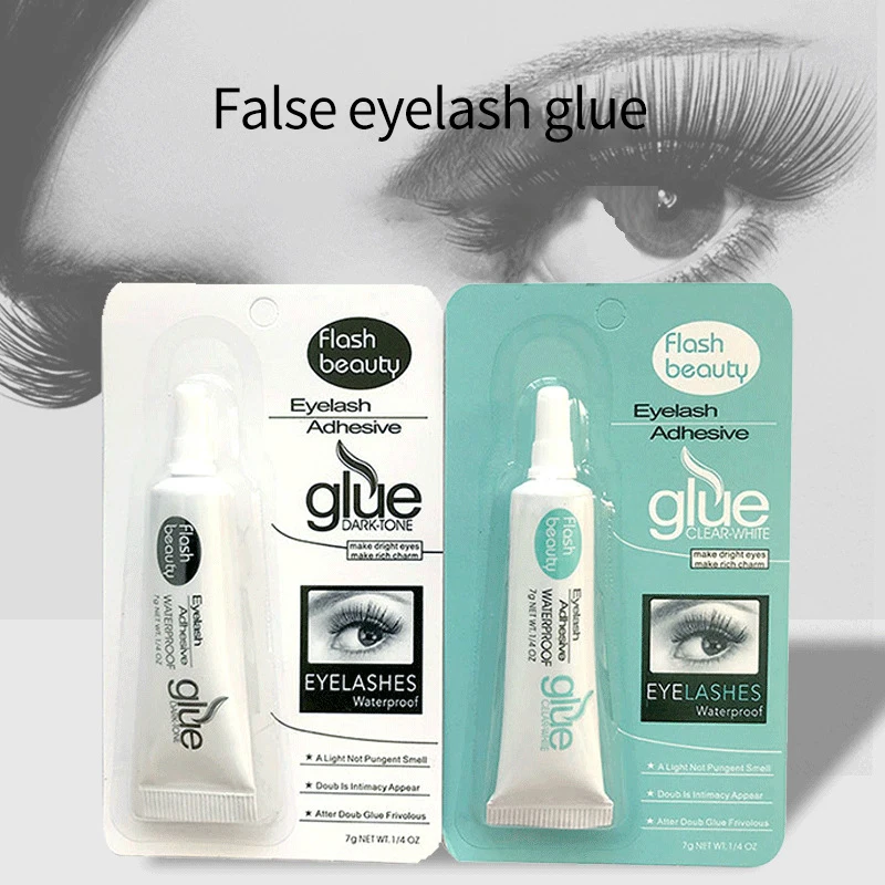 

7g Clear-white/Dark-black Eyelash Glue Waterproof False Eyelashes Makeup Adhesive Eye Lash Glue False Eyelashes Cosmetic Tools