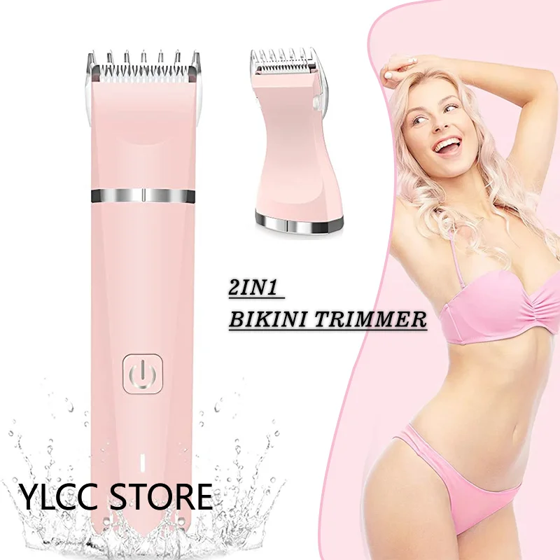 Bikini Trimmer for Women 2 In1 Electric Lady Clipper Pubic Hair Groomer Painless Hair Removal Razor Body Shaver IPX7 Waterproof 
Bikini Trimmer for Women 2 In1 Electric Lady Clipper Pubic Hair Groomer Painless Hair Removal Razor Body Shaver IPX7 Waterproof