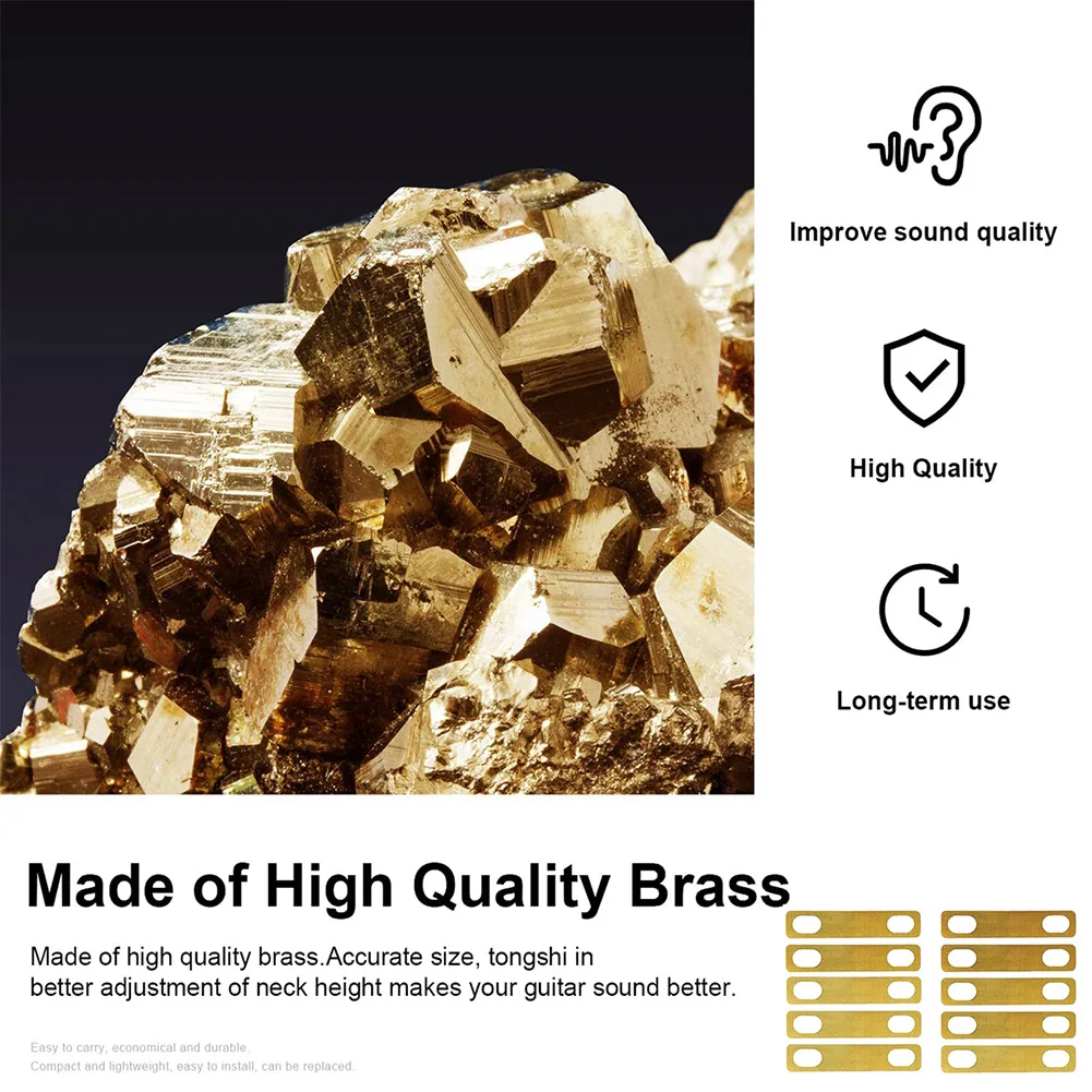 Guitar Neck Shims Instruments Accessories Adjustability Brass Gold Set Thickness Tools 0.2mm 0.5mm 1mm Luthier
Guitar Neck Shims Instruments Accessories Adjustability Brass Gold Set Thickness Tools 0.2mm 0.5mm 1mm Luthier