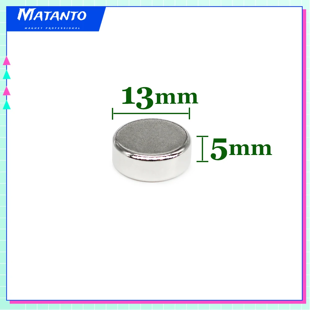 

5/10/20/50/100PCS 13x5 Disc Neodymium Magnets Strong 13mm x 5mm Permanent Round Magnet 13x5mm Powerful Magnetic Magnets 13*5 mm