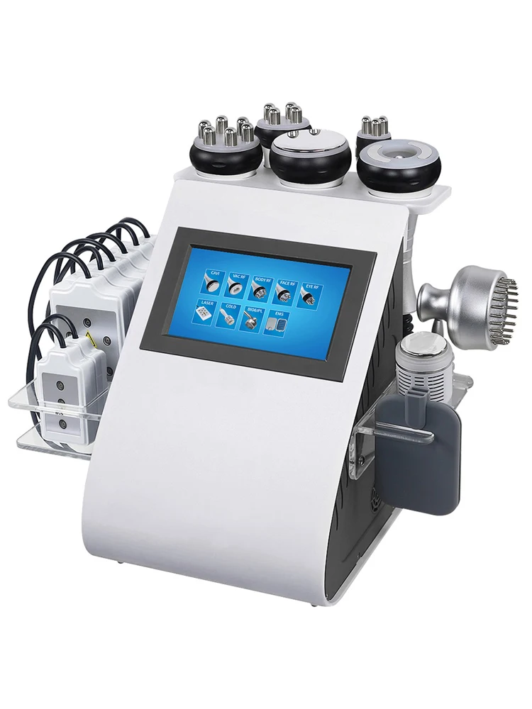 9 in 1 40KHZ Radio Frequency Vacuum Beauty Machine For Firming Skin Shaping Face And Promoting Metabolis
9 in 1 40KHZ Radio Frequency Vacuum Beauty Machine For Firming Skin Shaping Face And Promoting Metabolis