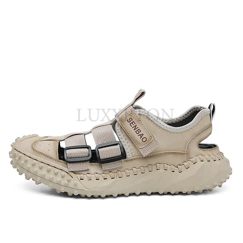 High Quality Men's Sandals Summer Casual Fashion Comfortable Slippers Driving Shoes Handmade Roman Flat Sandals Wading Men Shoes
High Quality Men's Sandals Summer Casual Fashion Comfortable Slippers Driving Shoes Handmade Roman Flat Sandals Wading Men Shoes