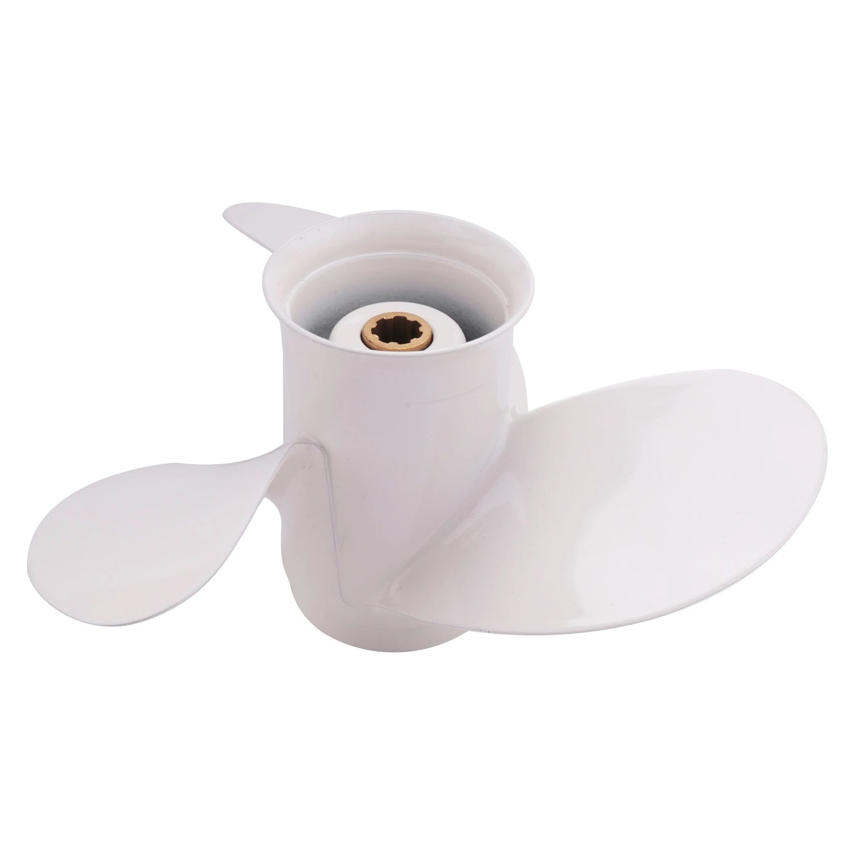 Boat Propeller 6G1-45943-00-El 8 1/2 X 7 1/2 For Yamaha Outboard Engine 6-8Hp Aluminum Alloy 3 Blades R Rotation 7 Spline Tooths
Boat Propeller 6G1-45943-00-El 8 1/2 X 7 1/2 For Yamaha Outboard Engine 6-8Hp Aluminum Alloy 3 Blades R Rotation 7 Spline Tooths