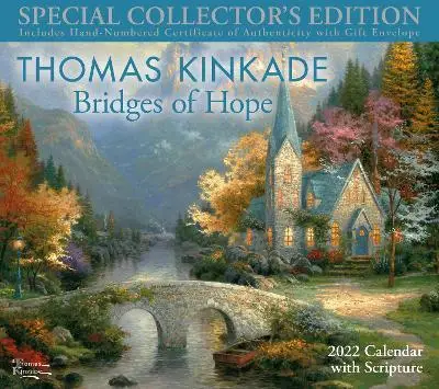 Thomas Kinkade специальный коллекционный выпуск с надписью 2022 Deluxe Wall Calen: мостики надежды 
Thomas Kinkade специальный коллекционный выпуск с надписью 2022 Deluxe Wall Calen: мостики надежды