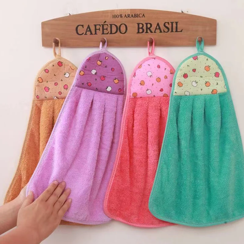 Coral Velvet Soft Kitchen Hanging Towel Non Greasy Dishwashing Cloth Bathroom Toilet Cleaning Super Absorbent Wipe Towel
Coral Velvet Soft Kitchen Hanging Towel Non Greasy Dishwashing Cloth Bathroom Toilet Cleaning Super Absorbent Wipe Towel