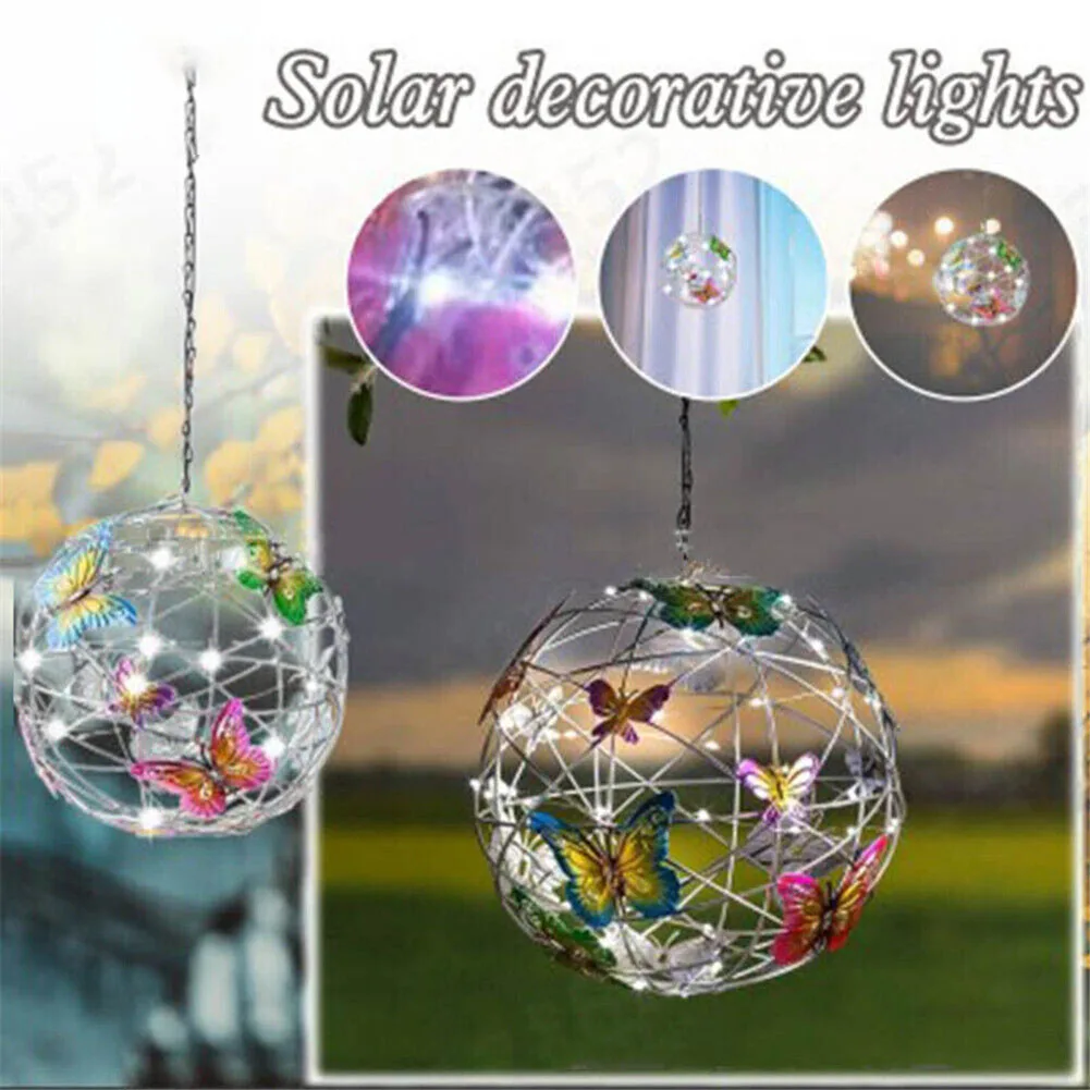 Outdoor Hanging Solar Light Butterfly Night Light Decorative LED Solar Wind Chime Light Courtyard Garden Decoration
Outdoor Hanging Solar Light Butterfly Night Light Decorative LED Solar Wind Chime Light Courtyard Garden Decoration