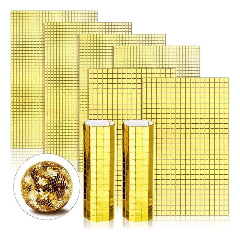 8100 Pcs Self Adhesive Mirrors Mosaic Tiles 5 X 5 Mm And 10 X 10 Mm For DIY Disco Ball Craft Disco Stickers Home Vase
8100 Pcs Self Adhesive Mirrors Mosaic Tiles 5 X 5 Mm And 10 X 10 Mm For DIY Disco Ball Craft Disco Stickers Home Vase